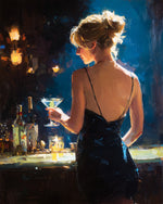 Bar night glow cross stitch kit for beginners