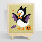 Bat costume duck punch needle kit for beginners