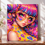 Beaded radiant beauty pearl diamond painting kit for beginners