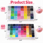 Bedazzling Kit storage box dimensions for 40 and 60 colors