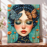 Butterfly pearl goddess pearl diamond painting kit for beginners