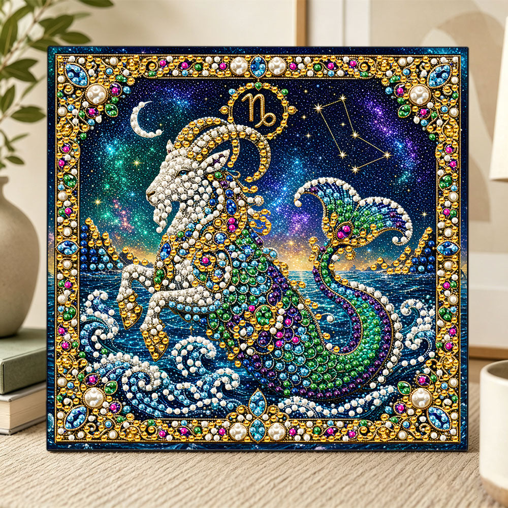 Capricorn pearl diamond painting kit for beginners