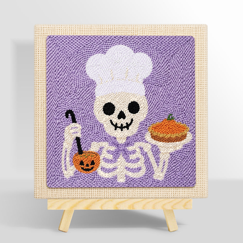 Chef skeleton punch needle kit for beginners