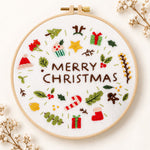 Christmas mini icons embroidery kit