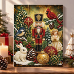 Christmas nutcracker still life pearl diamond painting kit for beginners