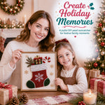 Christmas pearl art project for the whole family to enjoy together