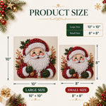 Framed Christmas pearl art available in two square sizes
