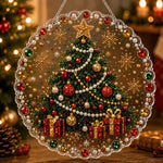 Christmas tree gifts pearl diamond painting kit for beginners