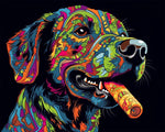 Cool chill dog cross stitch kit for beginners