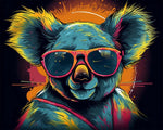 Cool trendy koala cross stitch kit for beginners