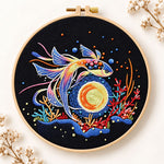 Cosmic betta fish embroidery kit