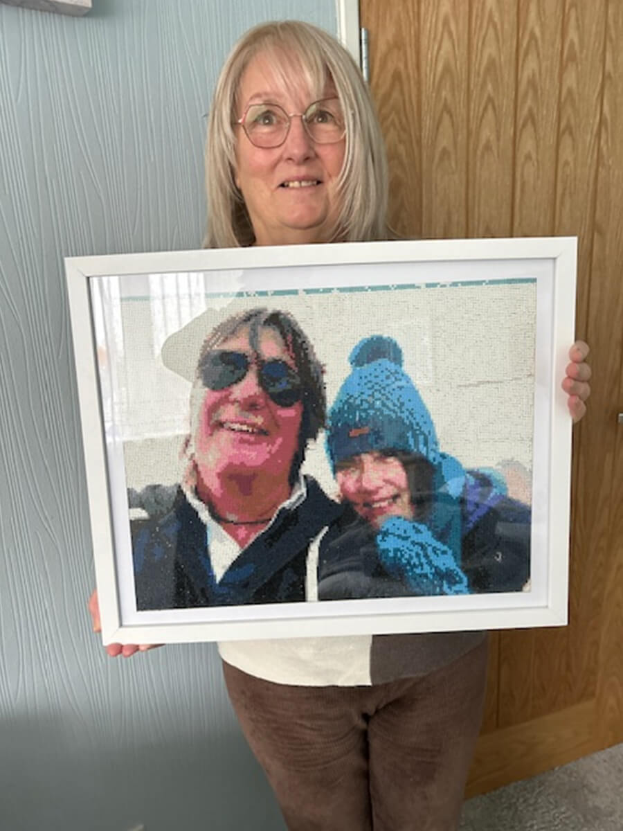 Custom Diamond Painting Kit Customer Photo