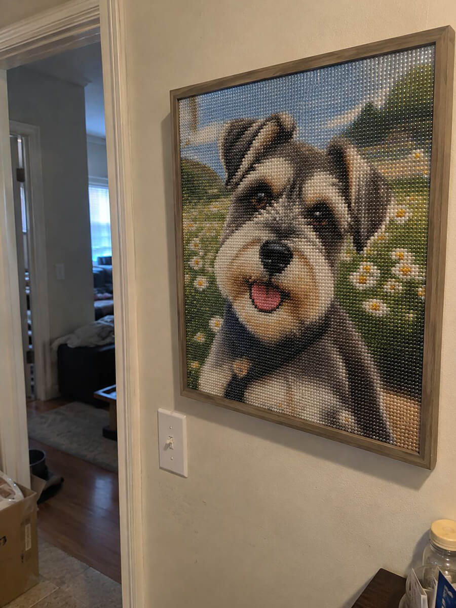 Custom Diamond Painting Kit Customer Photo
