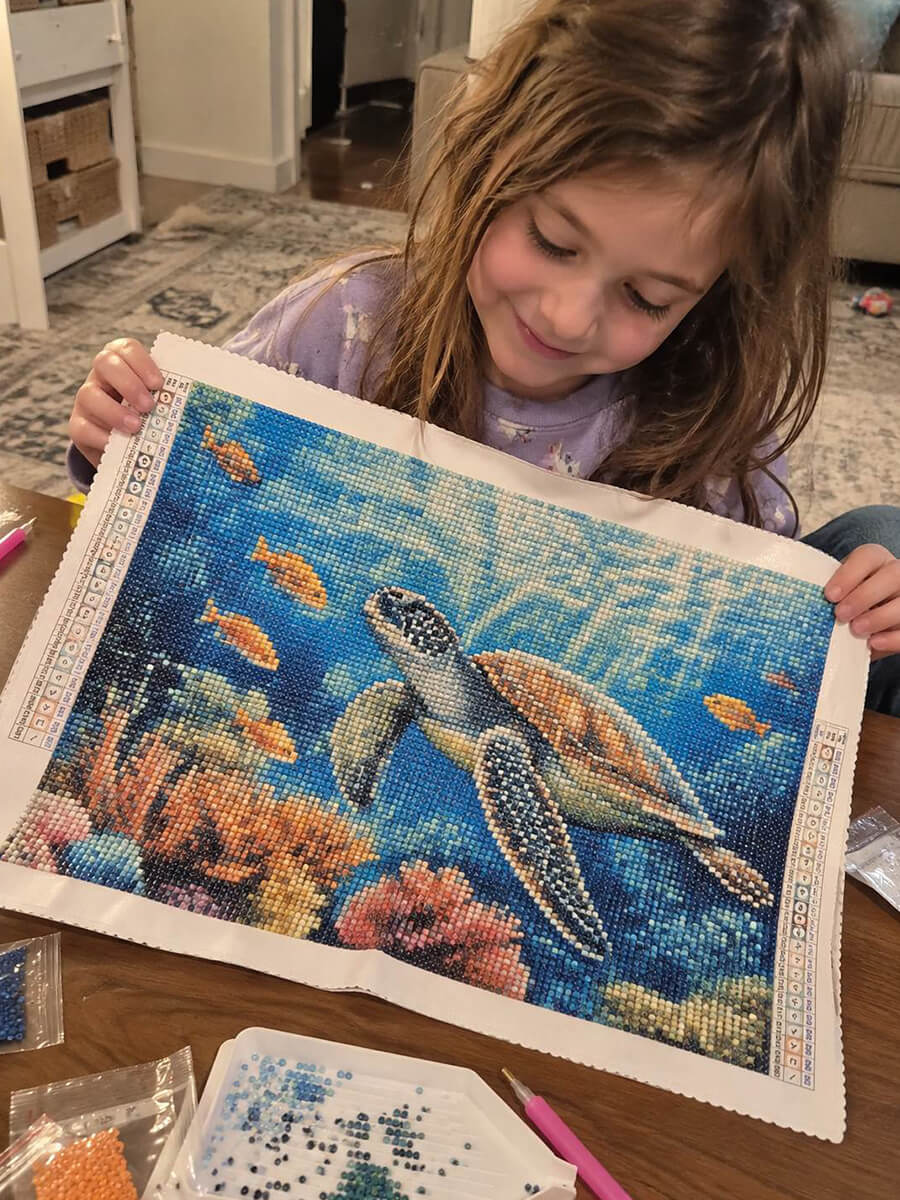 Custom Diamond Painting Kit Customer Photo