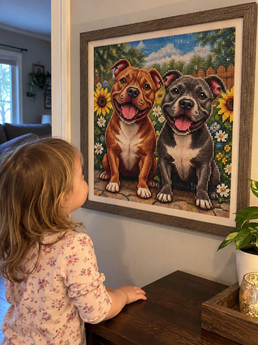 Custom Diamond Painting Kit Customer Photo