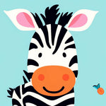 Cute baby zebra cross stitch kit for beginners