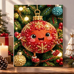 Cute christmas ornament character pearl diamond painting kit for beginners