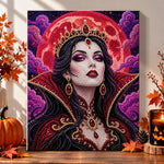 Dark gothic queen pearl diamond painting kit for beginners