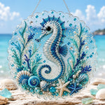 Delicate seahorse pearl diamond painting kit for beginners