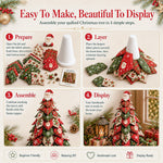 How to make a DIY Quilted Christmas Tree Kit in 4 simple steps