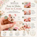 easy to make 3d beaded mini diy craft kits
