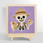 Explorer skeleton punch needle kit for beginners