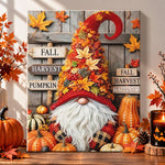 Fall harvest gnome pearl diamond painting kit for beginners