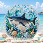 Fierce shark pearl diamond painting kit for beginners