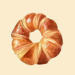 Flaky croissant cross stitch kit for beginners
