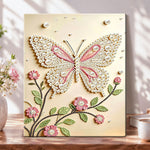 Floral pearl butterfly pearl diamond painting kit for beginners