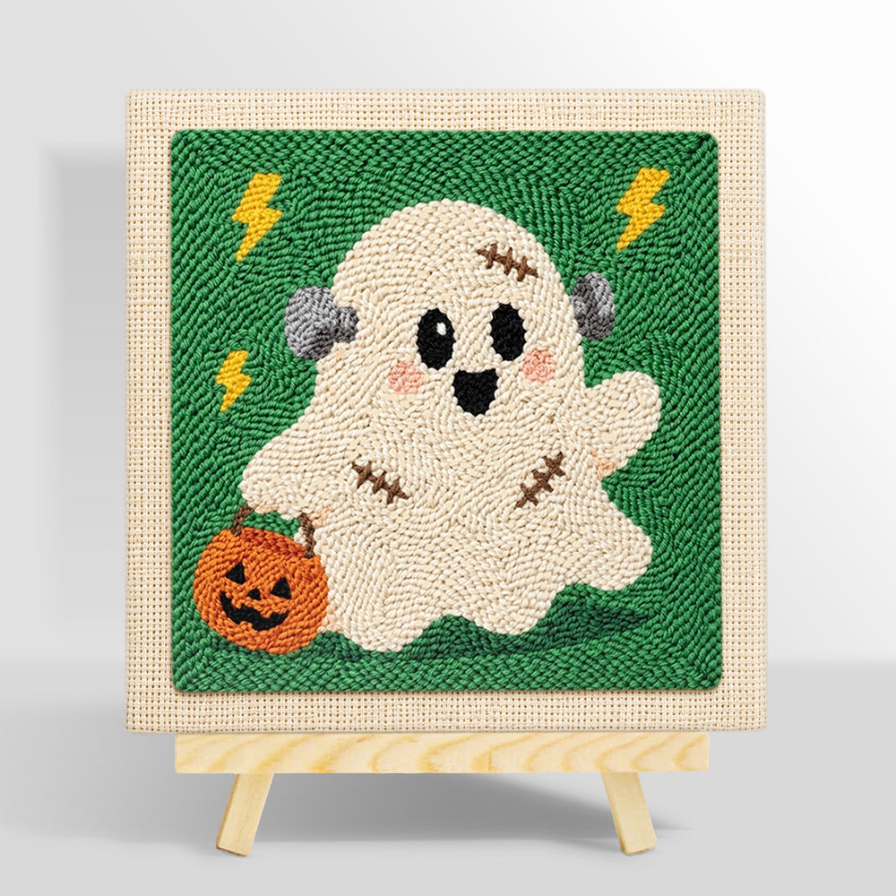 Frankenstein ghost punch needle kit for beginners
