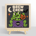 Frog brew crew punch needle kit for beginners