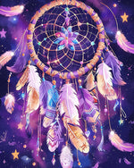 Galaxy dreamcatcher cross stitch kit for beginners