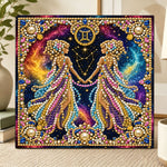 Gemini twins pearl diamond painting kit for beginners