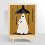 Ghost in rain punch needle kit for beginners