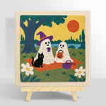 Ghosts sunny picnic punch needle kit for beginners