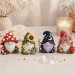 Gnome village 3d beaded mini diy craft kits
