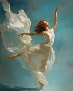 Graceful dancing ballerina cross stitch kit for beginners