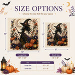 Framed Halloween pearl art available in two square sizes