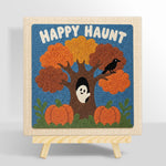 Happy haunt tree punch needle kit for beginners