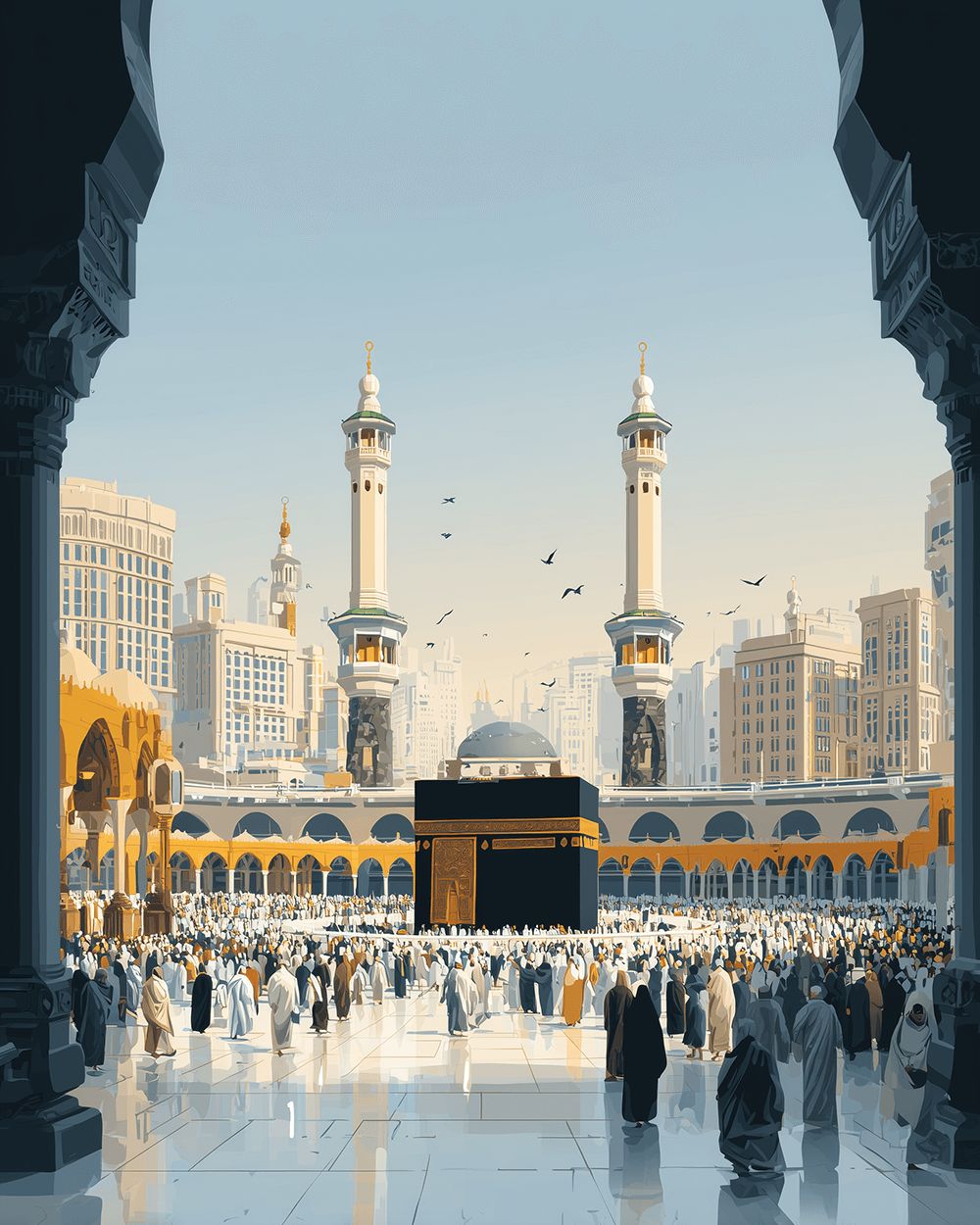 Holy city sacred sight cross stitch kit for beginners
