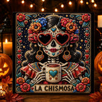 La chismosa sugar skull pearl diamond painting kit for beginners