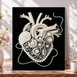 Mechanical pearl heart pearl diamond painting kit for beginners