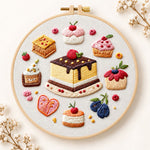 Mini dessert collection embroidery kit