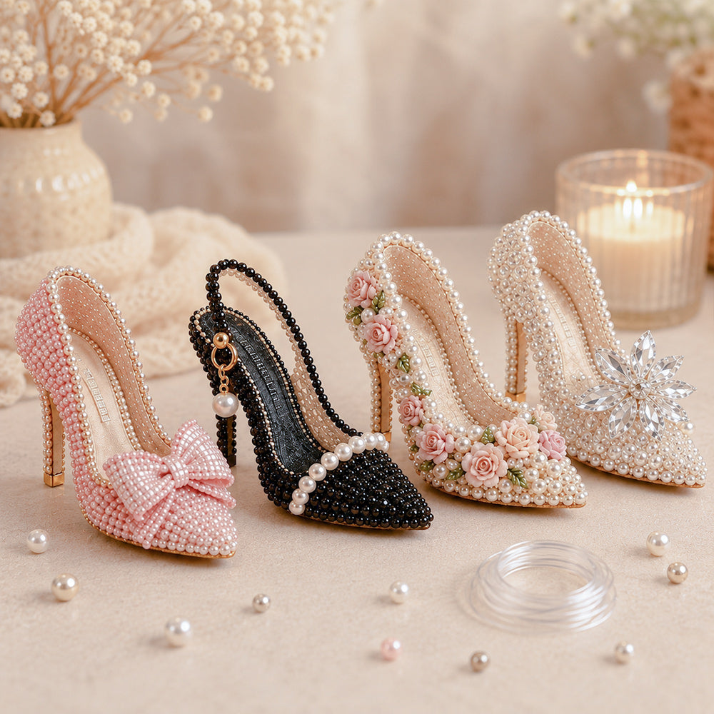 Mini shoes 3d beaded mini diy craft kits