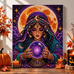 Moon fortune teller pearl diamond painting kit for beginners