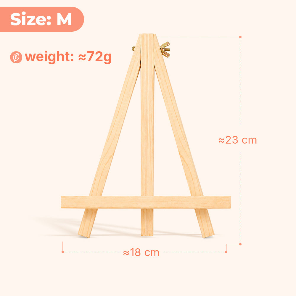 Medium wooden easel accessory for needle felting kits