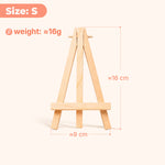 Small wooden easel accessory for needle felting kits