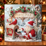 North pole post mail pearl diamond painting kit for beginners