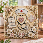 Nurse spirit of care pearl diamond painting kit for beginners
